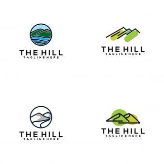 Hill Logo - The hill logo collection Vector | Premium Download