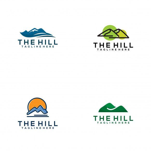 Hill Logo - The hill logo collection Vector | Premium Download