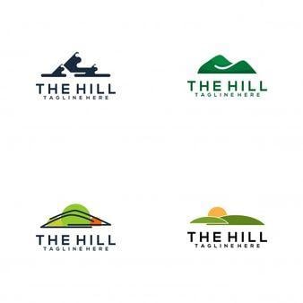 Hill Logo - The hill logo collection Vector | Premium Download