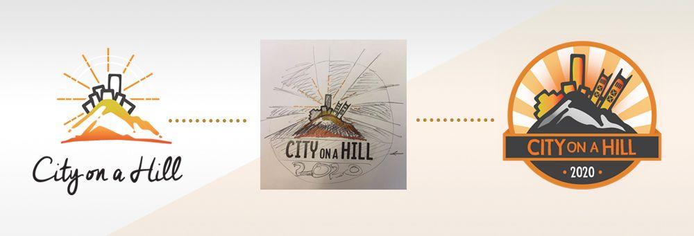 Hill Logo - City on a Hill Logo Design & Brochure Design Sacramento, CA