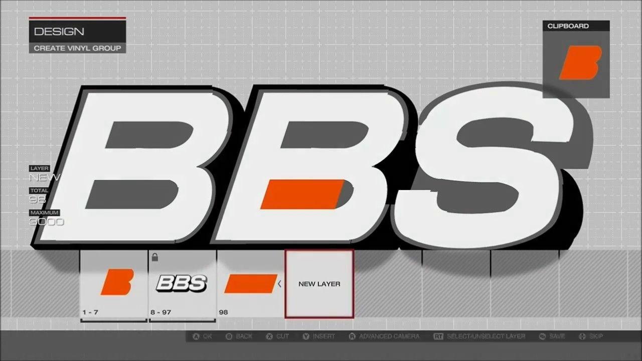 BBS Logo - Forza Motorsport BBS Logo (Part 1)