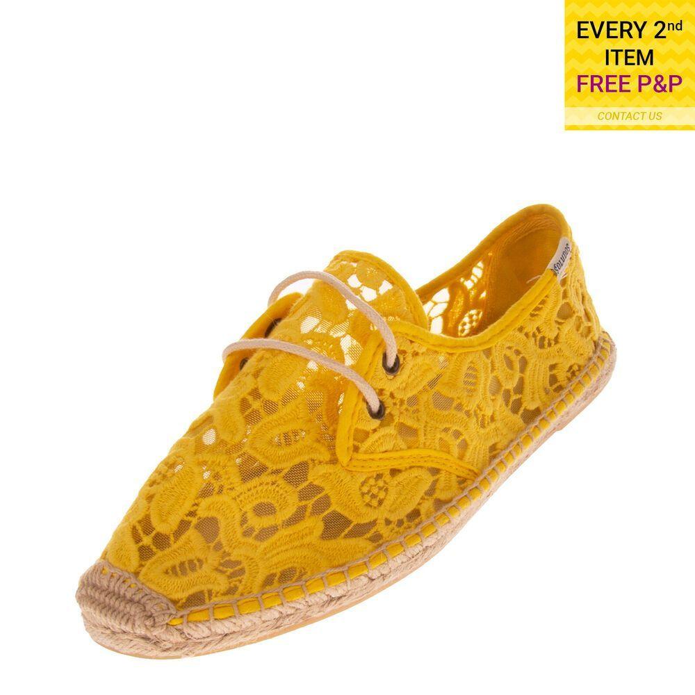 Soludos Logo - Advertisement)eBay- SOLUDOS Lace Up Espadrille Shoes Size 40 UK 8 ...