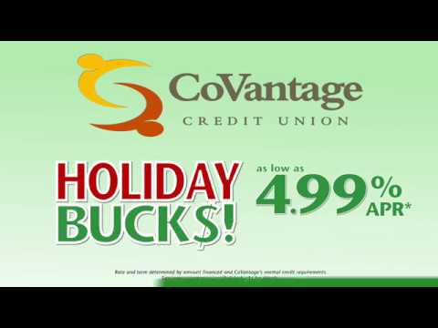 CoVantage Logo - Get Extra Cash for the Holidays with a CoVantage Holiday Bucks Loan