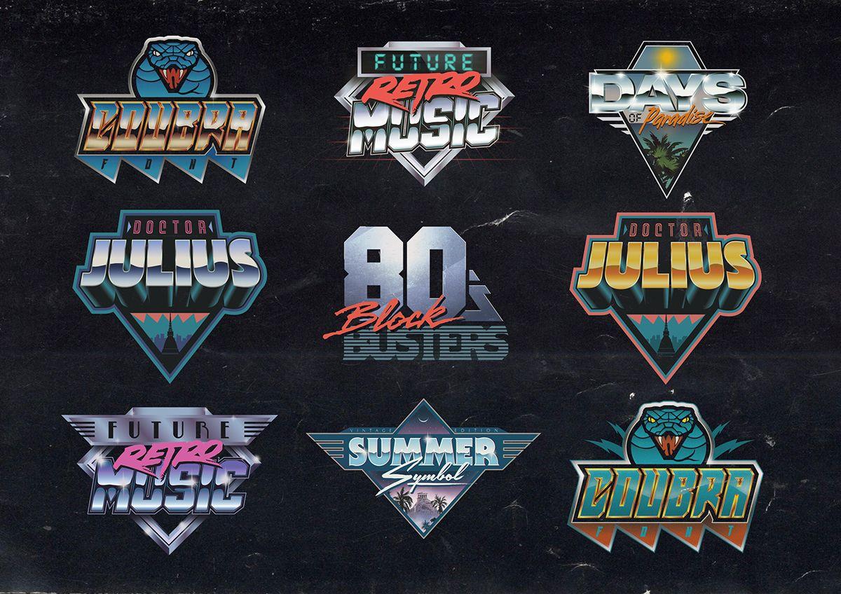 80s Logo - 80s Logos Collection 2 on Pantone Canvas Gallery