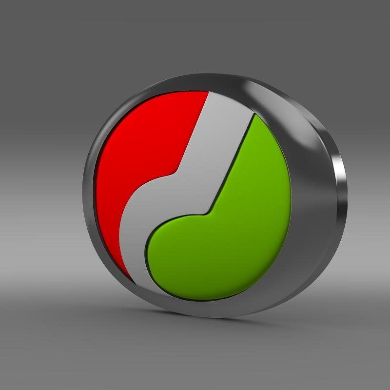 Perodua Logo - Perodua Logo 3D Model in Parts of auto 3DExport