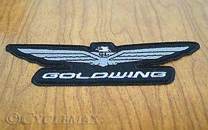 GL1800 Logo - Details about HONDA GOLDWING GL1800-F6B Silver Logo Patch (3276-S5B) Iron-  on or sew-on.