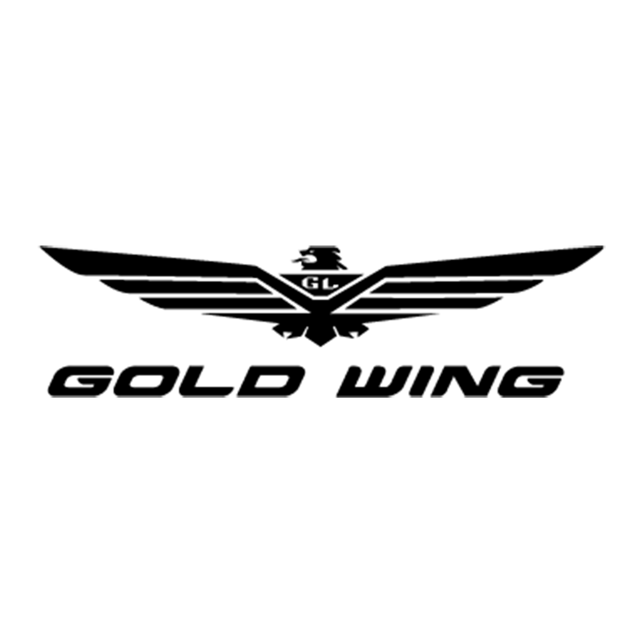 Goldwing emblem self-adhesive, width 16cm - Goldwing.nl - EN