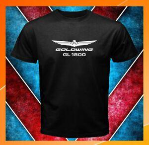 GL1800 Logo - Details about HONDA GOLDWING GL1800 Logo Men's Black T-Shirt Size S M L XL  2XL 3XL