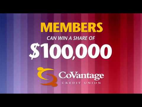 CoVantage Logo - 100,000 Member Celebration at CoVantage Credit Union!