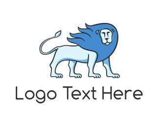 Astrology Logo - Blue Lion Logo