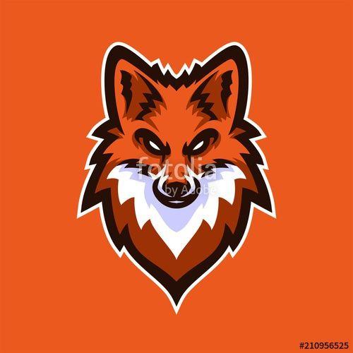 Vulpes Logo - fox/vulpes esport gaming mascot logo template