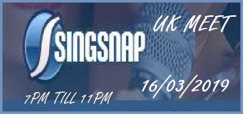 SingSnap Logo - Uk Meet Confirmed - More Info | SingSnap Karaoke
