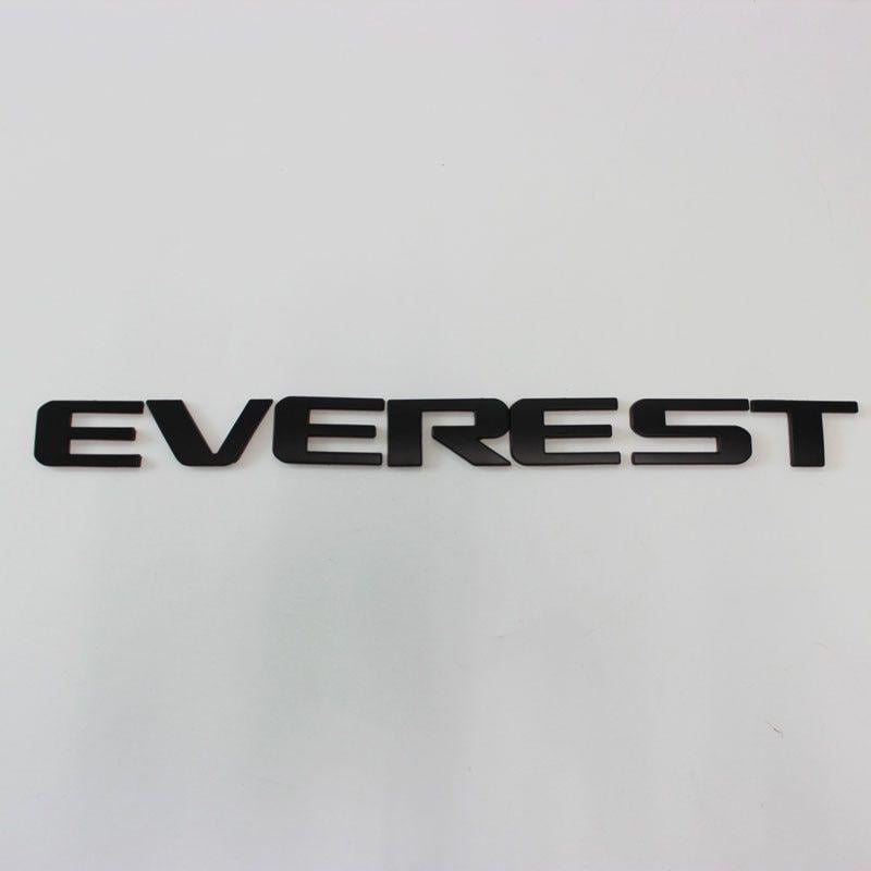 Everest Logo - US $16.36 13% OFF|HIGH QUALITY CAR ACCESSORIES EVEREST LOGO STIKCER 3D  STICKER BLACK LOGO FOR FORD EVEREST 2014 2015 2016 2017 2018-in Emblems  from ...
