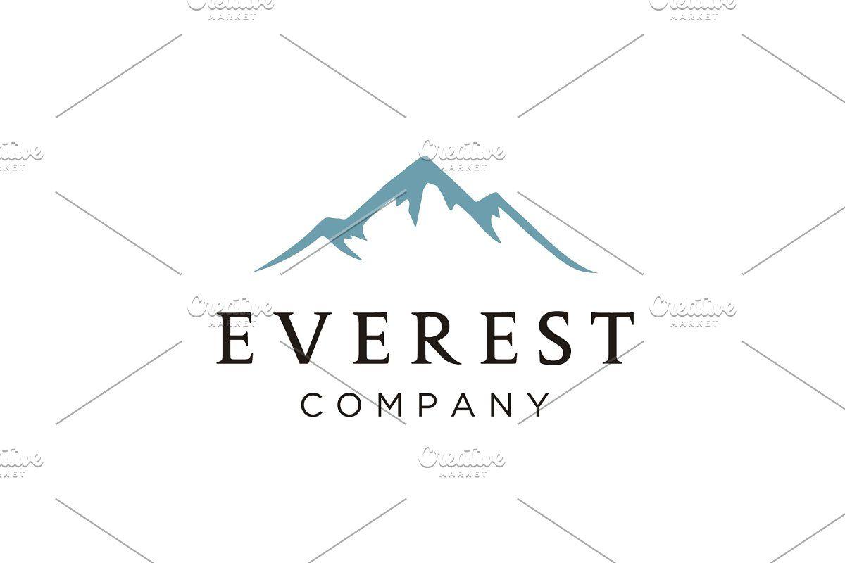Everest Logo - Everest Mountain logo design