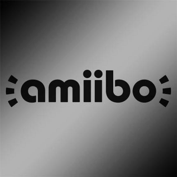 Amiibo Logo - Items similar to NINTENDO AMIIBO Logo Vinyl Decal Color