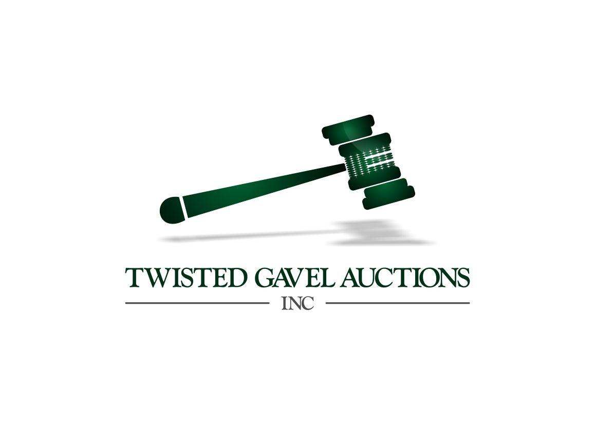 Auction Logo - Bold, Serious, It Company Logo Design for Twisted Gavel Auctions Inc