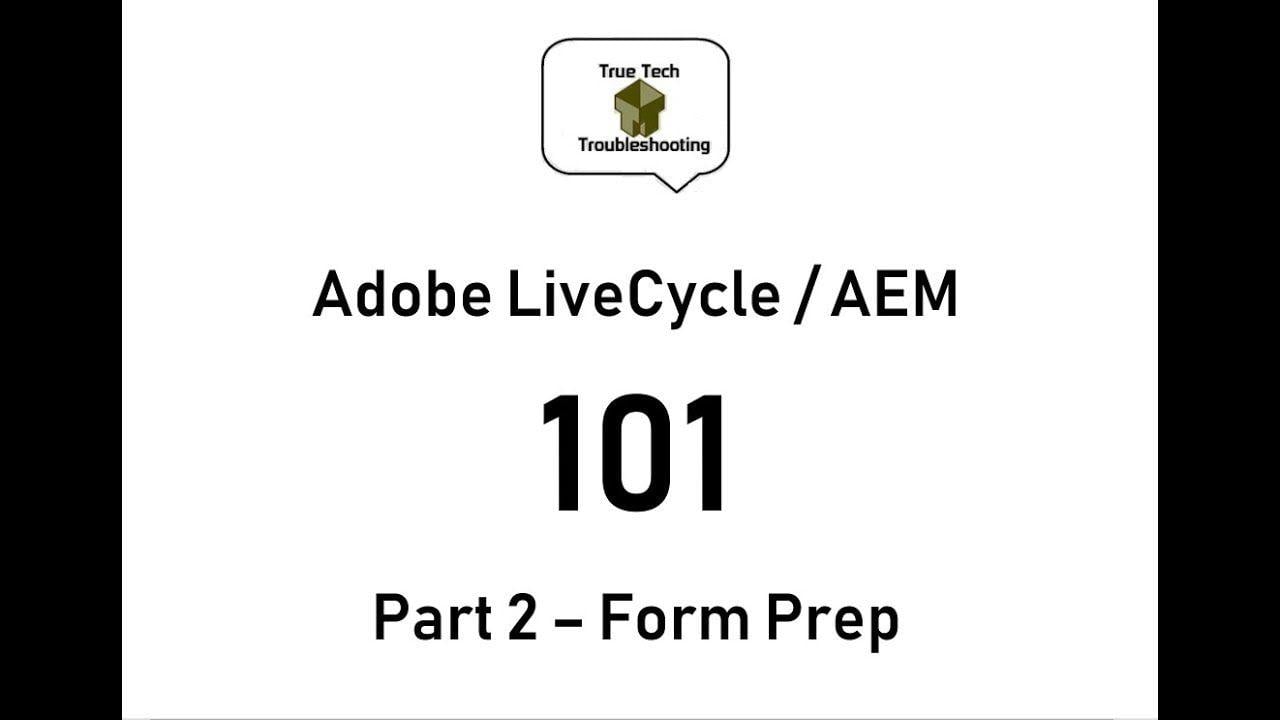 LiveCycle Logo - LiveCycle / AEM Designer 101 2 Form Prep