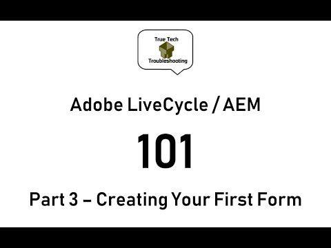 LiveCycle Logo - LiveCycle / AEM Designer 101 - Part 3 Creating Your First Form - YouTube