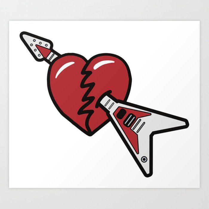 Heartbroken Logo - Heartbroken Art Print