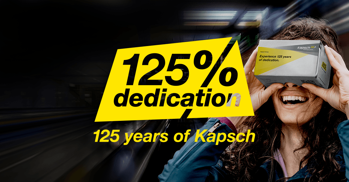 Kapsch Logo - 125 years of Kapsch