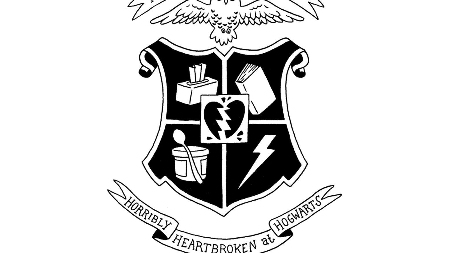 Heartbroken Logo - Nora and Lucy; Horribly Heartbroken at Hogwarts by Lucy Knisley and ...