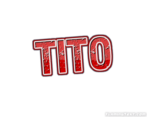 Tito's Logo - Tito Logo. Free Name Design Tool from Flaming Text