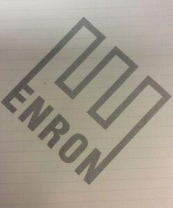 Enron Logo - Details about Collectible Enron Logo Lined Notepad 8 1/2