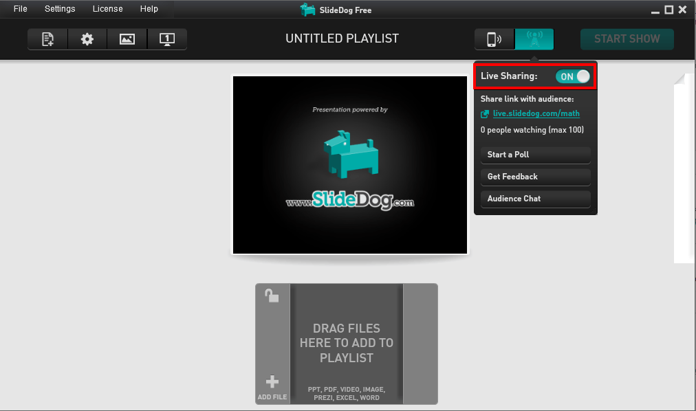 SlideDog Logo - SlideDog Live Sharing in 3 simple steps | SlideDog
