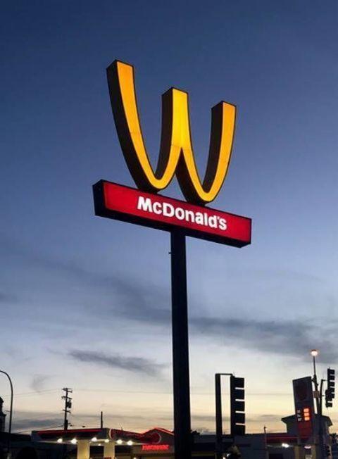 Delish Logo - McDonalds Logo Upside Down's Is Flipping Its Arches