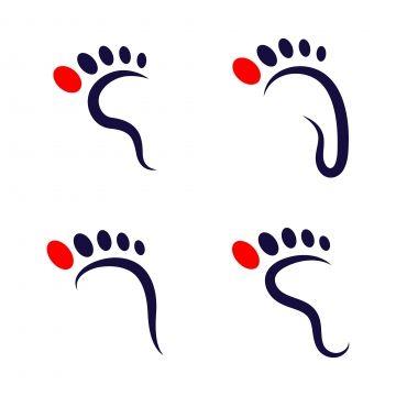 Foot Logo - Footsteps PNG Images | Vector and PSD Files | Free Download on Pngtree