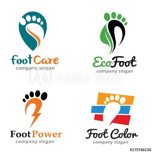 Foot Logo - Foot Logo Template Design Vector, Emblem, Design Concept, Creative ...