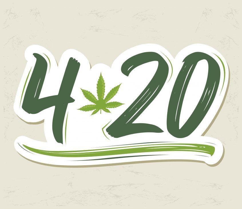 420 Cannabis Leaf Logo Design Graphic by Bayu_PJ · Creative Fabrica