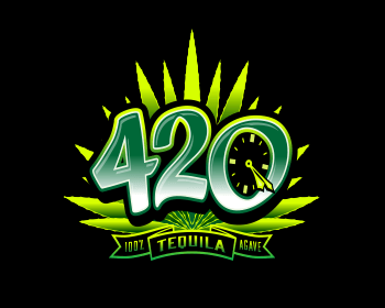420 Logo - 420 tequila Logo Design
