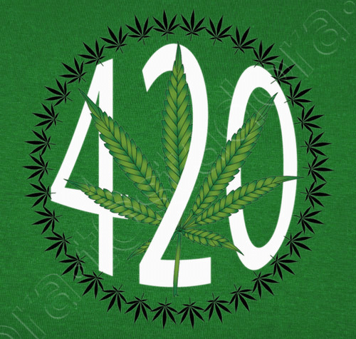 420 Logo - 420 logo T-shirt - 1213142 | Tostadora.com