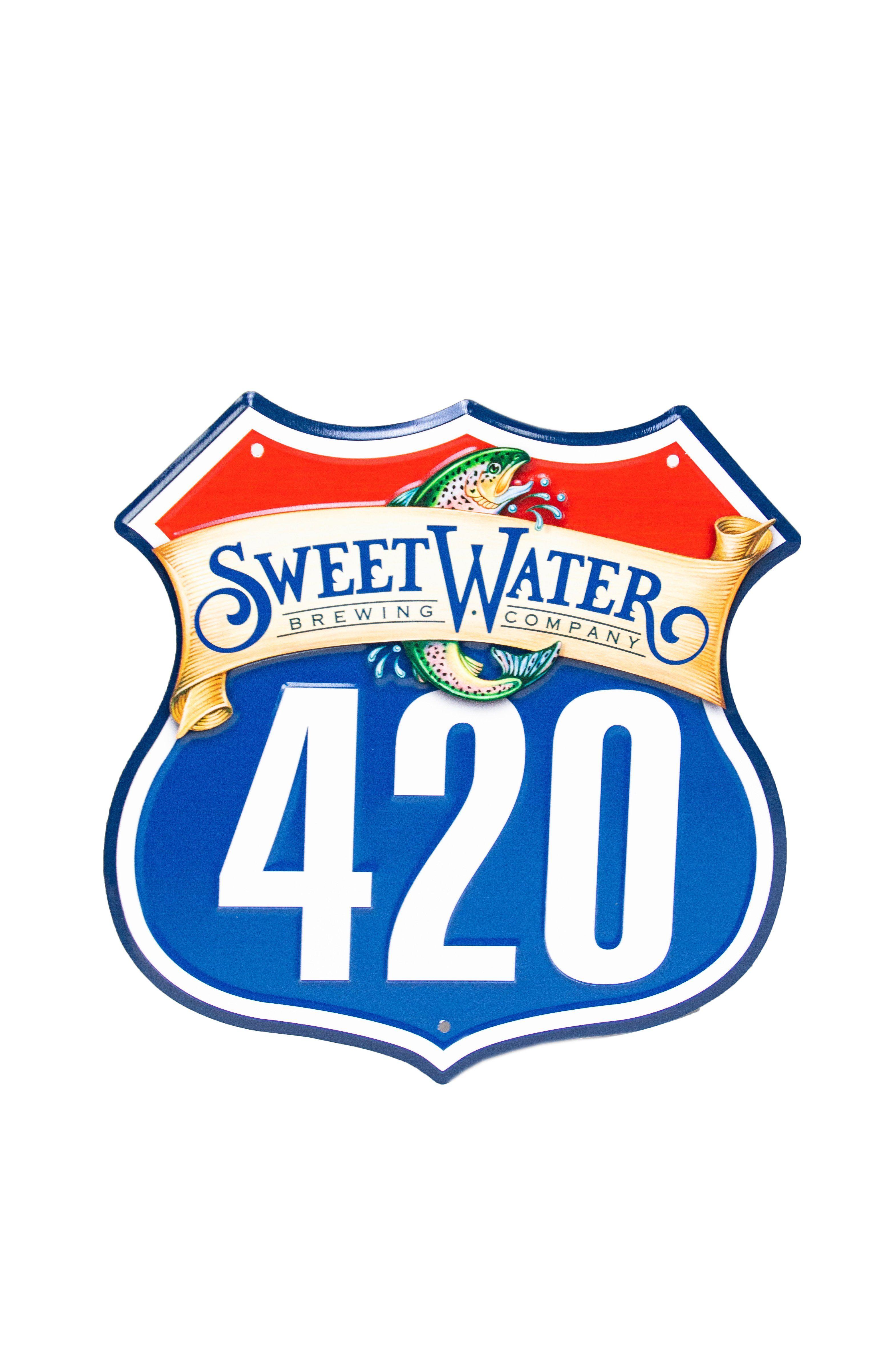 420 Logo - Mini 420 Highway Sign