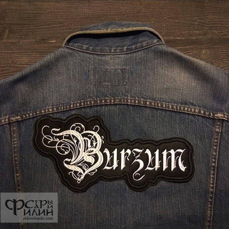 Burzum Logo - Big Back Patch Burzum logo Black Metal