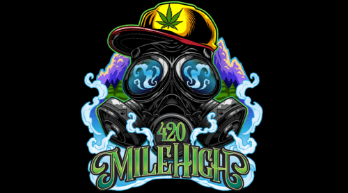 420 Logo - Mile High. Weed Clothing. Weed Jewelry