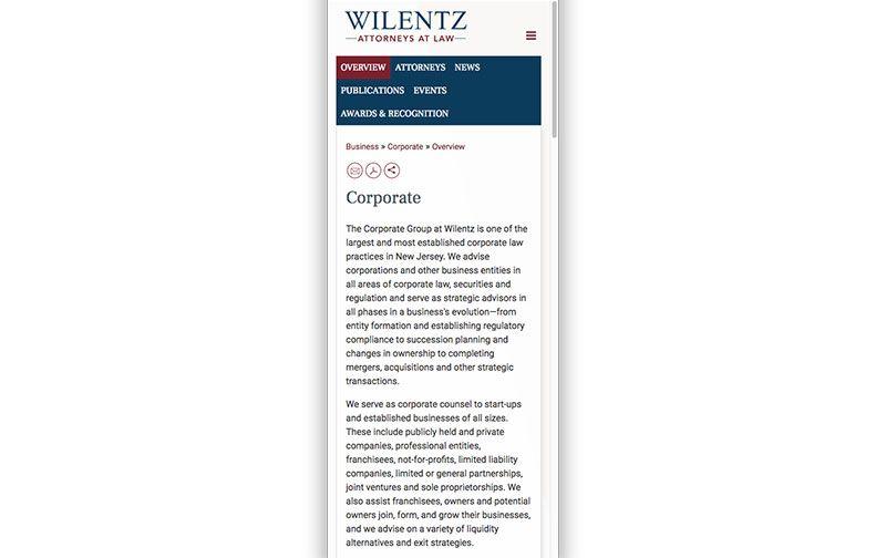 Wilentz Logo - Wilentz, Goldman & Spitzer, P.A. Animus Rex, Inc