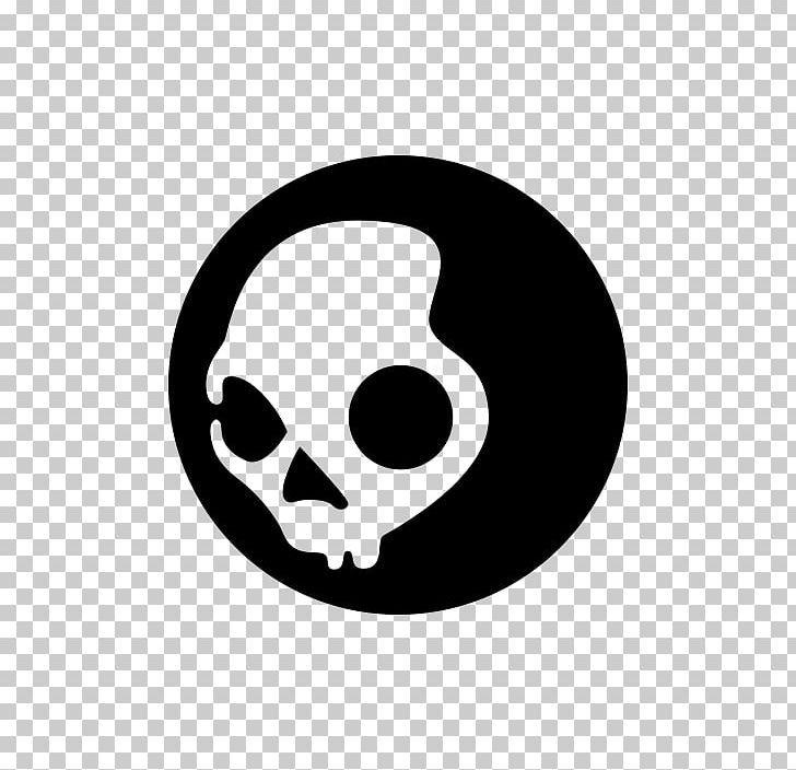 Skullcandy Logo - Skullcandy Sticker Headphones Decal PNG, Clipart, Black And White