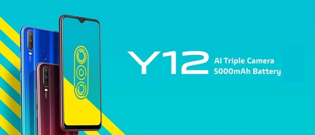 Gsmarena.com Logo - vivo Y12 goes official with a 5,000 mAh battery and triple camera ...