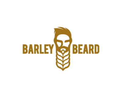 Barley Logo - Logo Design - Barley Beard by SimplePixel on Dribbble