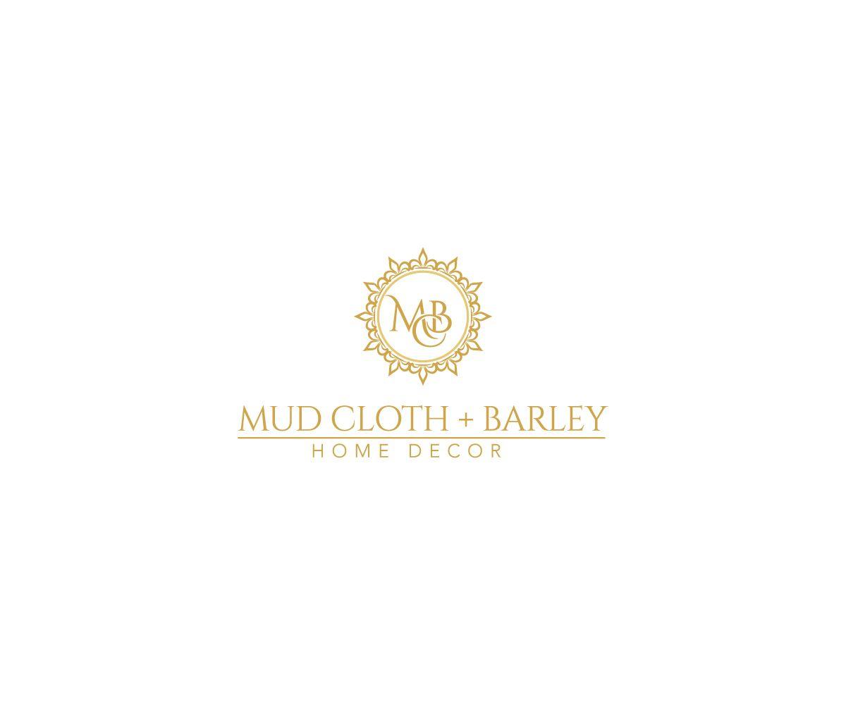 Barley Logo - Elegant, Playful Logo Design for Mud Cloth + Barley