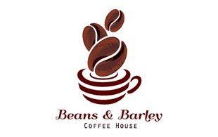 Barley Logo - beans barley Logo. Coffee Cabana. Cafe logo, Coffee logo, Logos design