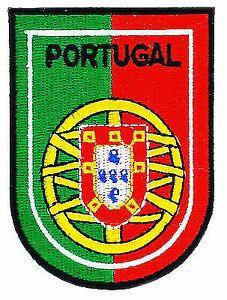 Portuguese Logo - Flag Patch Patches Portugal Portuguese Coat of Arms Iron on Embroidered  Emblem