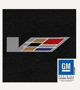 CTS-V Logo - Details about Cadillac CTS-V 2006 LLOYD ULTIMAT MATS! EBONY 4 PC MULTI  COLOR V LOGO FRONT MATS