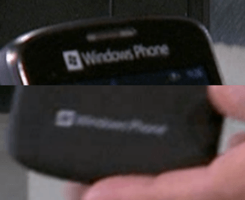 WP7 Logo - ZTE WP7 handset shows new square Windows Phone logo