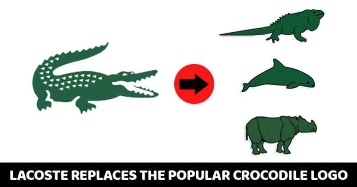 Green Crocodile Logo - Lacoste Replaces The Popular Crocodile Logo With Endangered Species ...