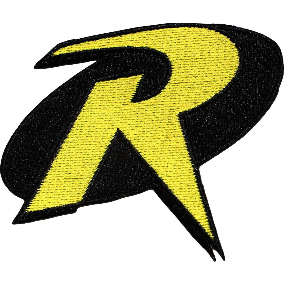 Robin's Logo - DC Comics Batman Robin Logo iron on Applique Patch