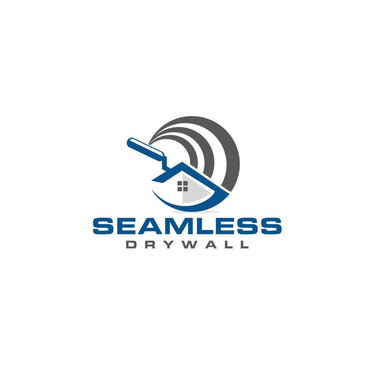 Seamless Logo - Elegant, Modern, Construction Logo Design for Seamless Drywall