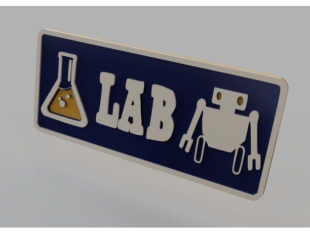 Lanius Logo - Lanius Lab Sign by Lanius - Thingiverse